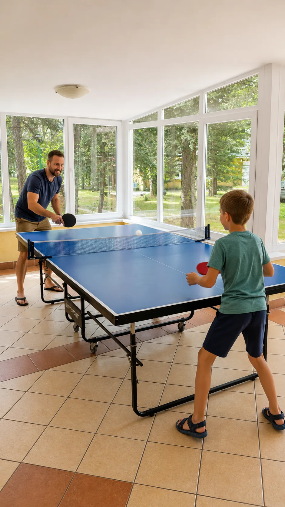 Ping-pong w Helskiej Ostoi